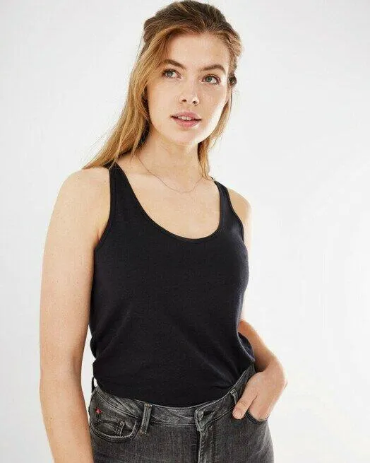 Tanktop Roos zwart