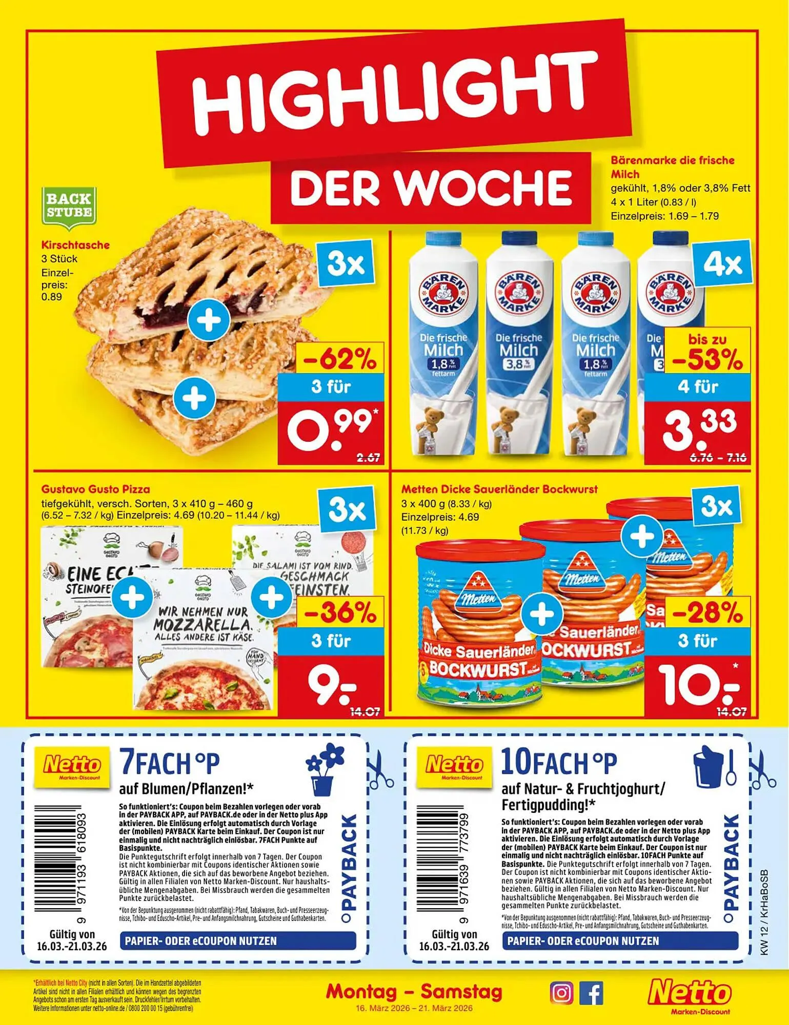 Netto Marken-Discount DE folder van 16 maart tot 21 maart 2026 - Folder pagina 3