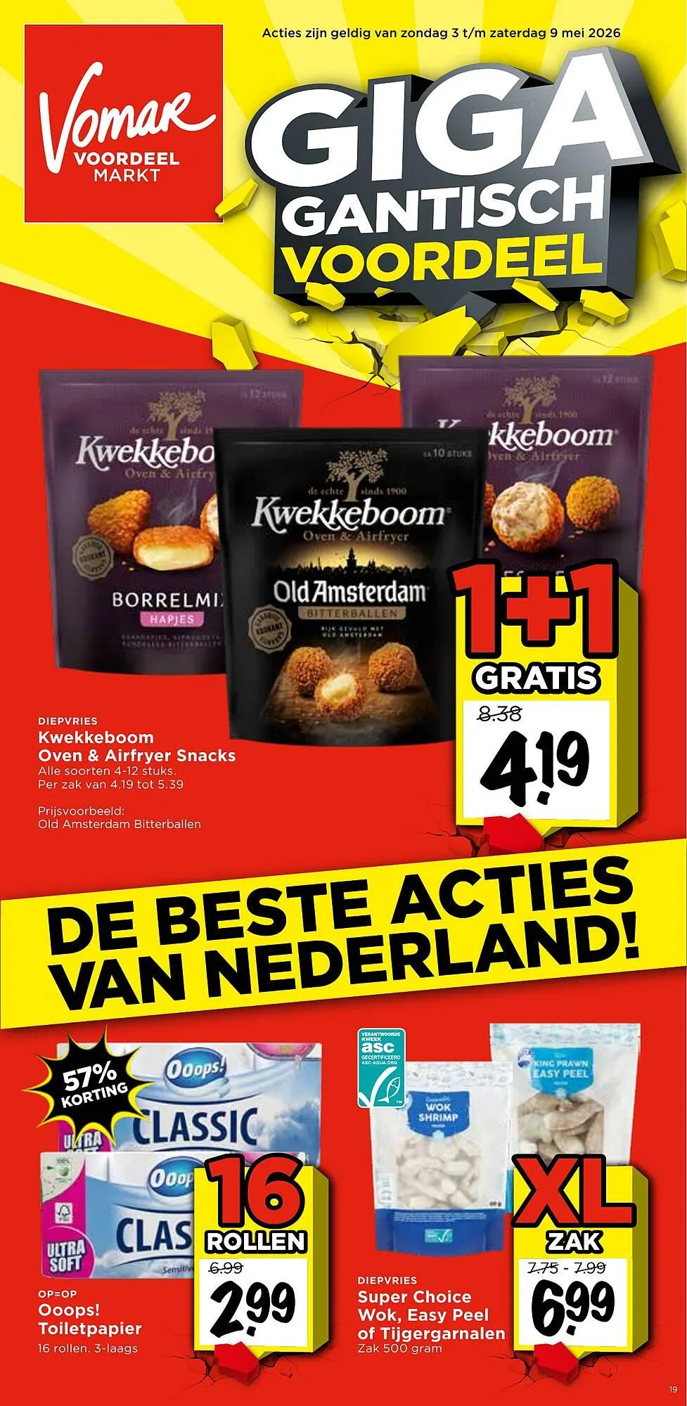 Vomar Voordeelmarkt folder van 3 mei tot 9 mei 2026 - Folder pagina 1