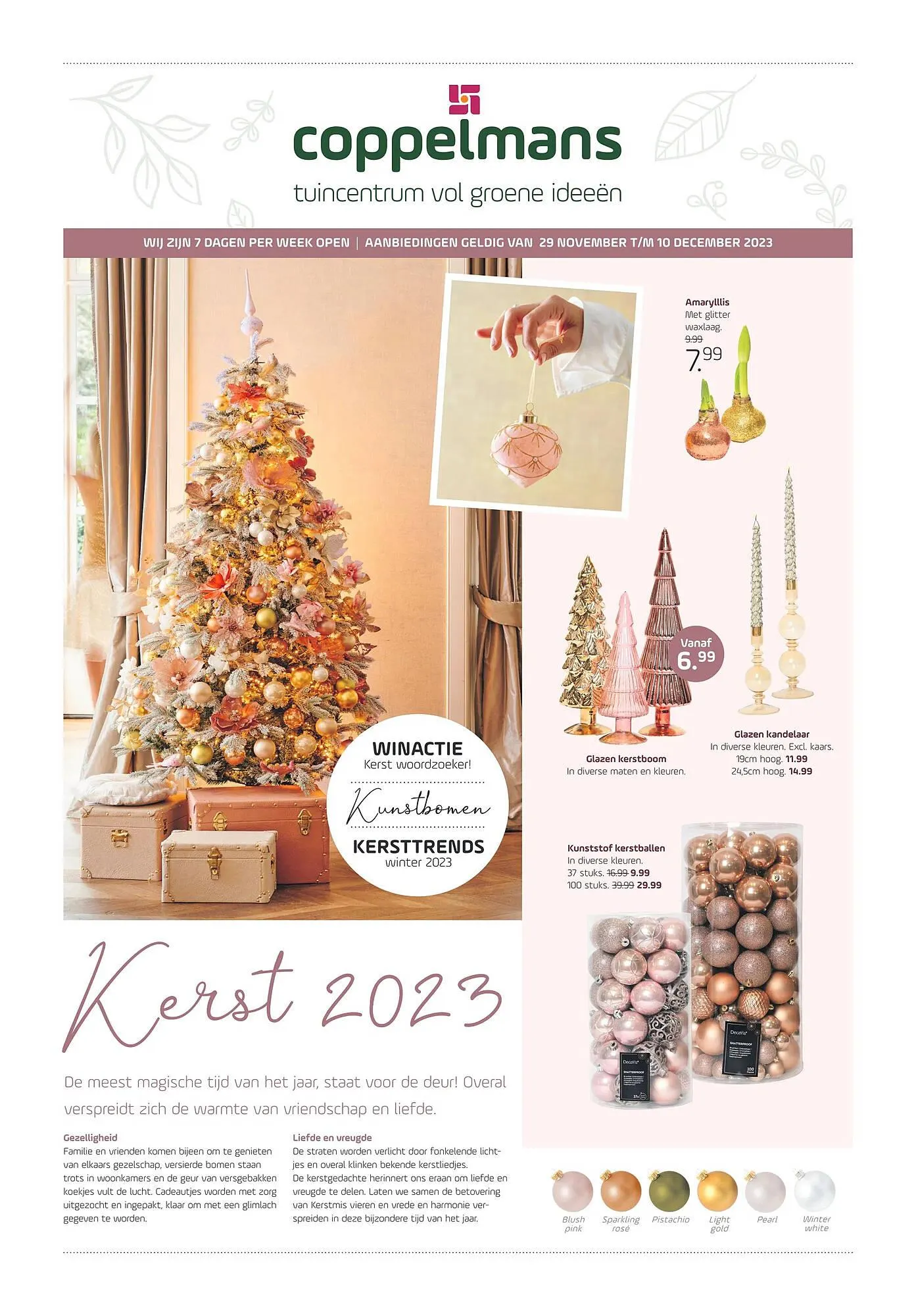 Coppelmans folder van 29 november tot 10 december 2023 - Folder pagina 1