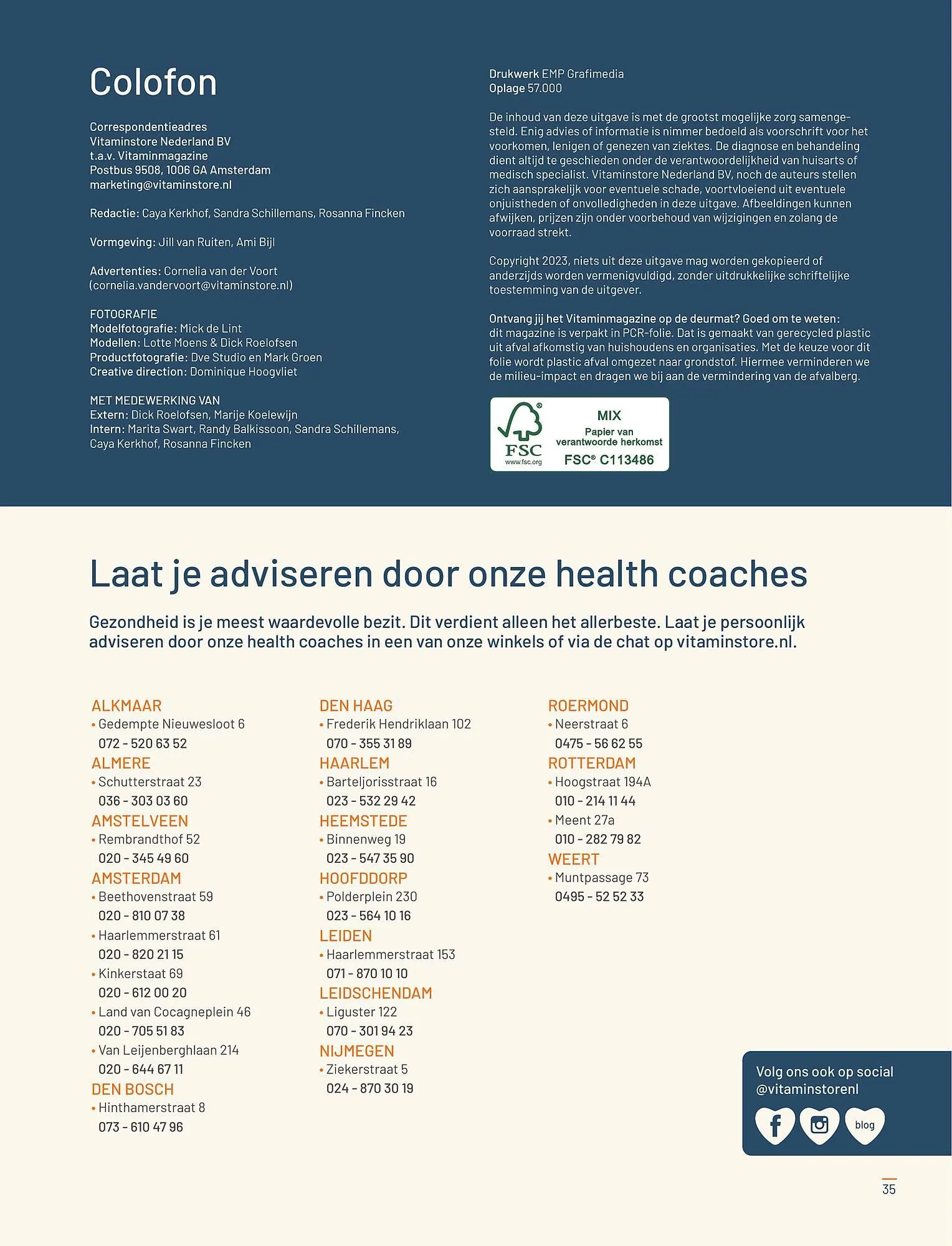 Vitaminstore folder van 1 september tot 31 oktober 2023 - Folder pagina 35