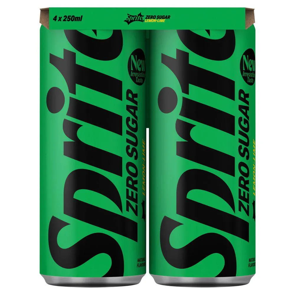 Sprite Zero Sugar Lemon-Lime 4 x 250 ml