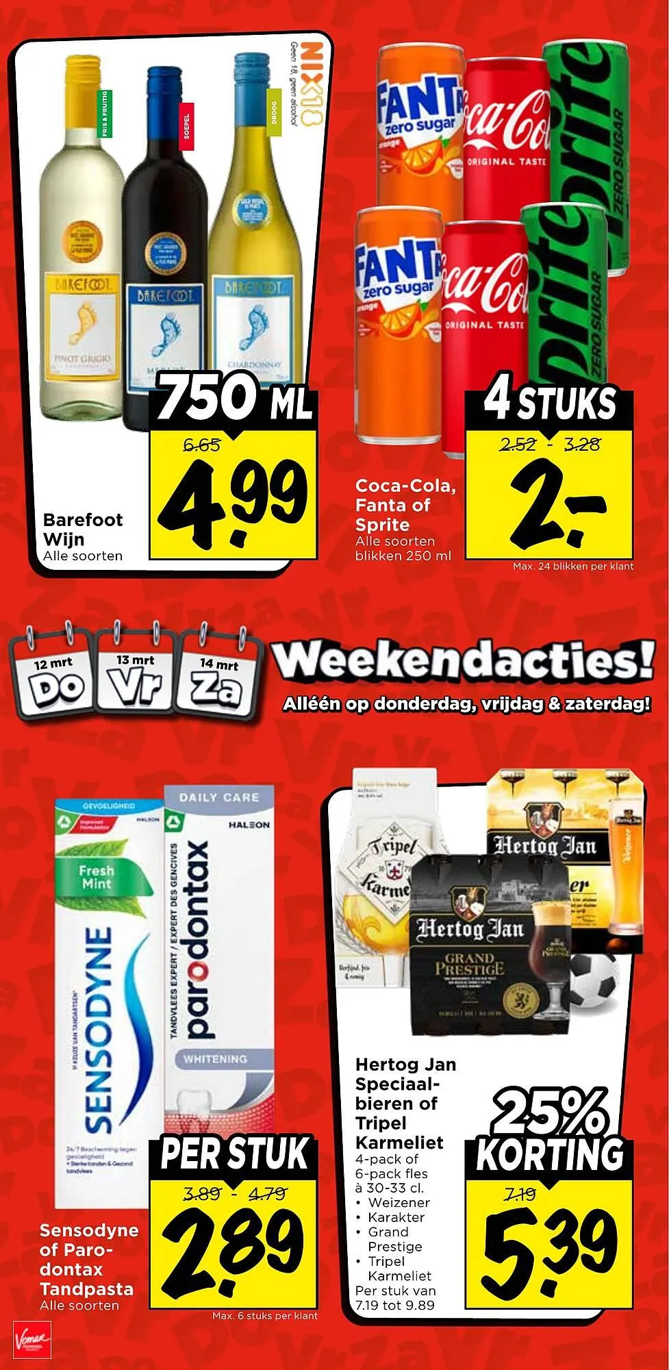 Vomar Voordeelmarkt folder van 8 maart tot 14 maart 2026 - Folder pagina 38