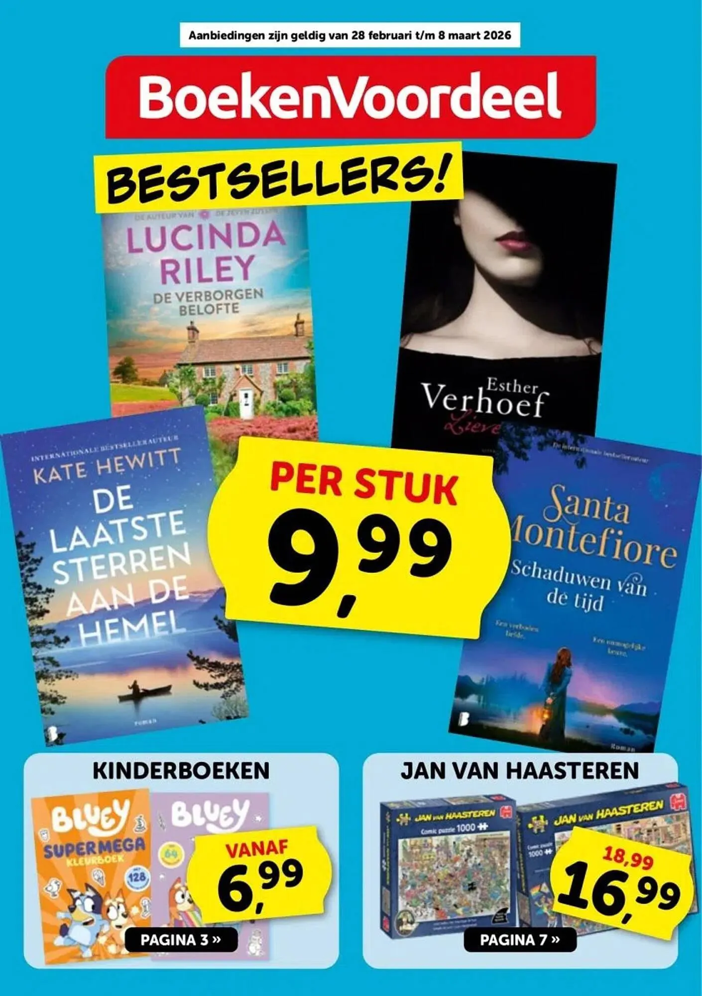 Boekenvoordeel folder van 28 februari tot 8 maart 2026 - Folder pagina 1