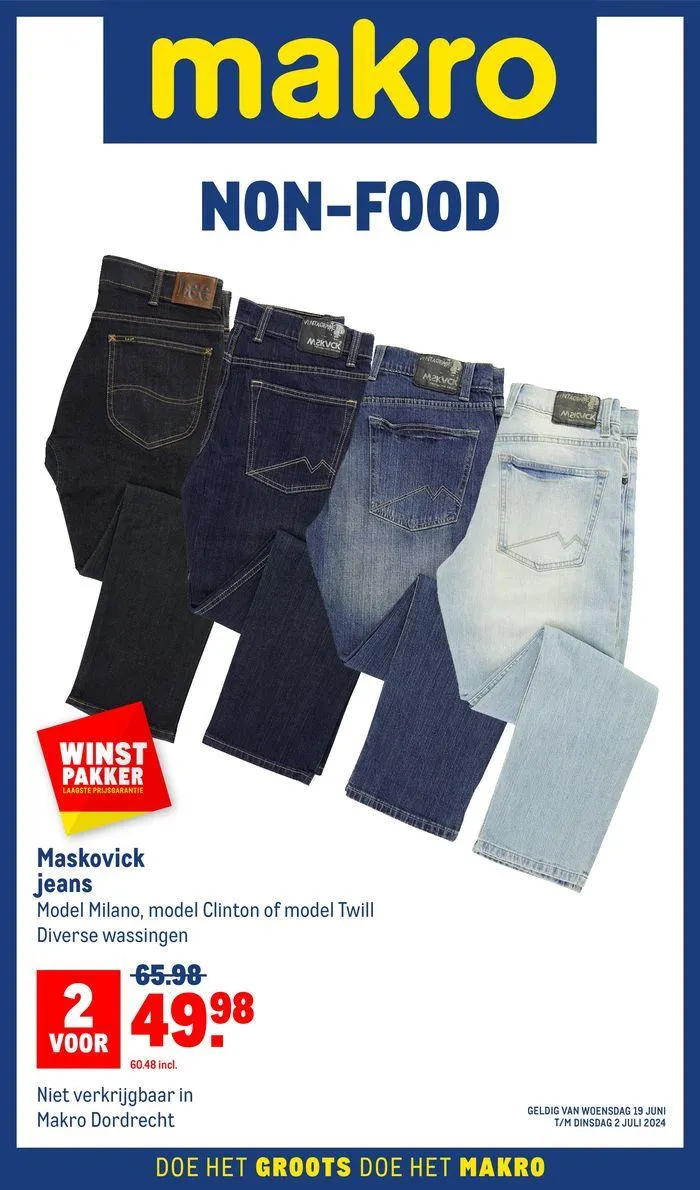 Makro - Non - Food van 19 juni tot 2 juli 2024 - Folder pagina 1