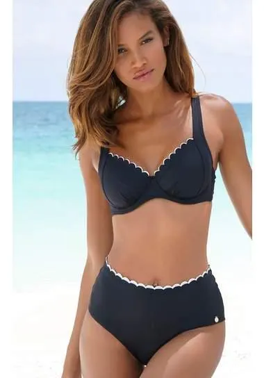 Lascana Bikinitop met beugels Camilla met contrastkleurig detail