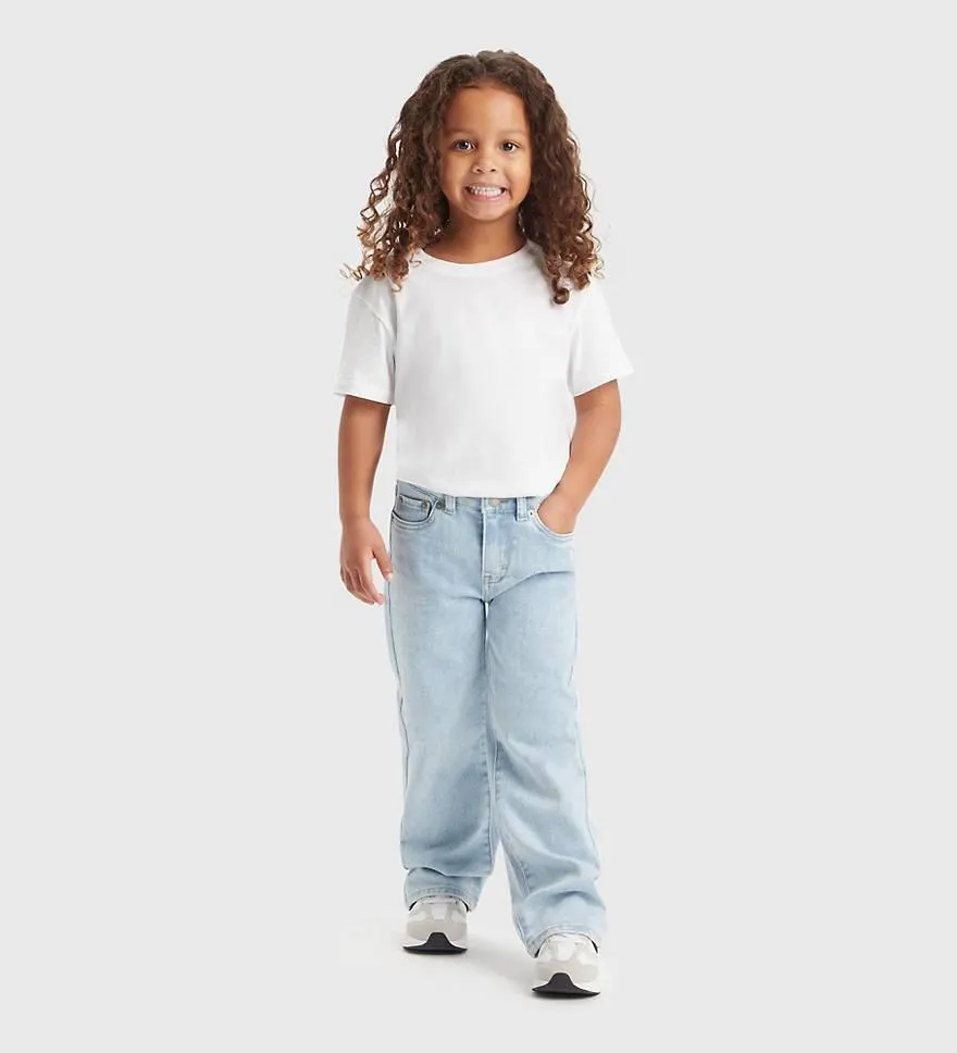 Kids Wide Leg Jeans