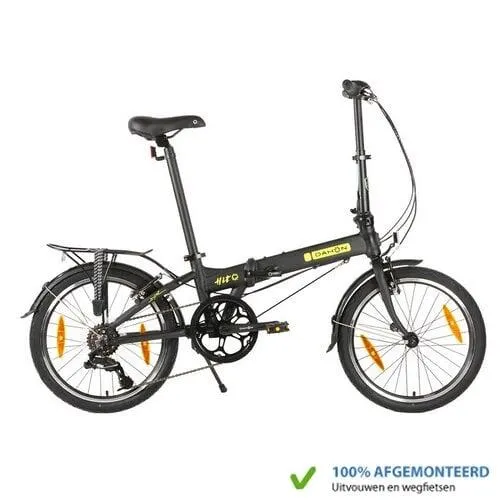 Dahon Vouwfiets 20 inch HIT D6 Pitch Zwart