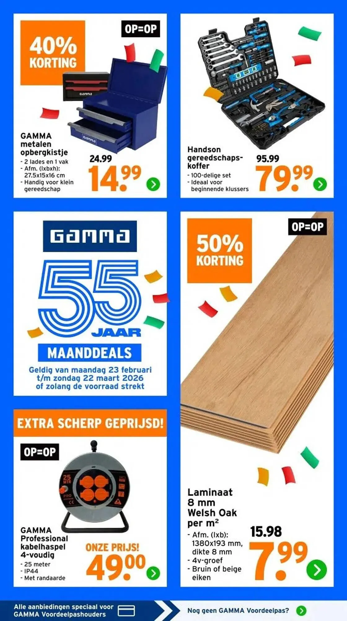 GAMMA folder van 23 februari tot 1 maart 2026 - Folder pagina 13