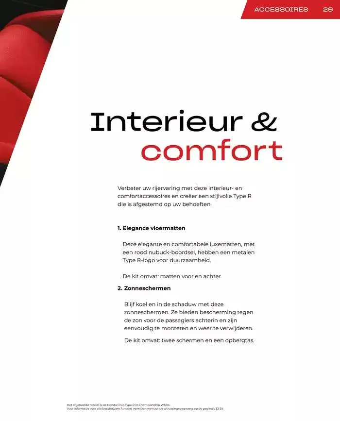 Civic Type R van 19 november tot 30 juni 2025 - Folder pagina 29