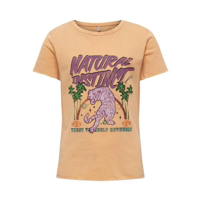 Kids Only Lucy Fit S/S Palm Tiger Shirt Junior