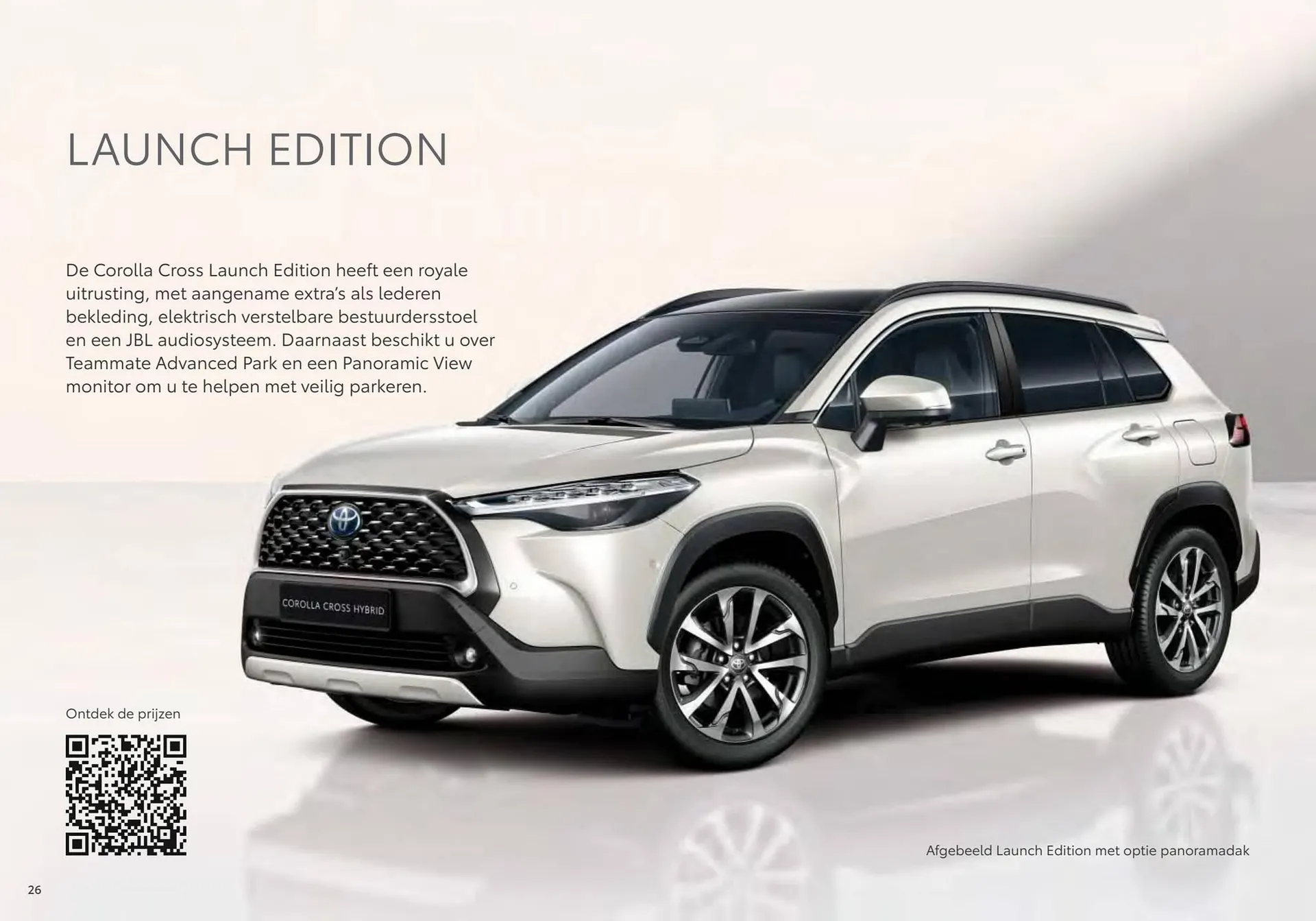 Toyota Corolla Cross folder van 8 januari tot 8 januari 2024 - Folder pagina 26