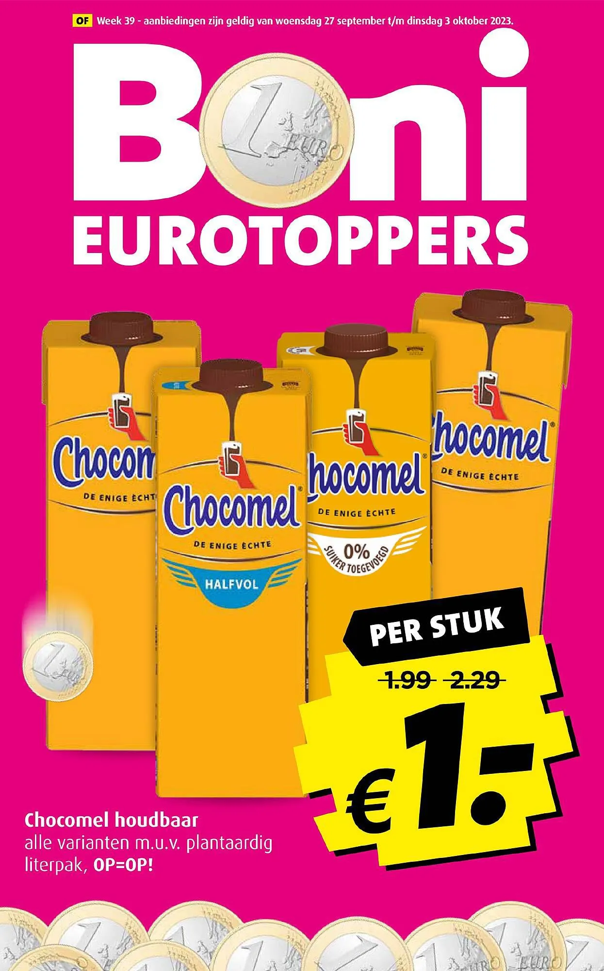 Boni folder van 27 september tot 3 oktober 2023 - Folder pagina 1