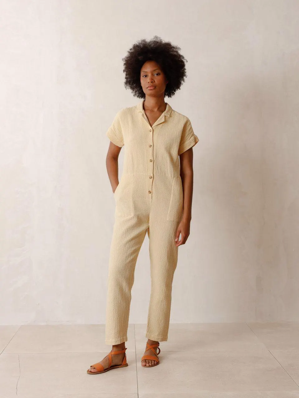 RUSTIC JACQUARD JUMPSUIT