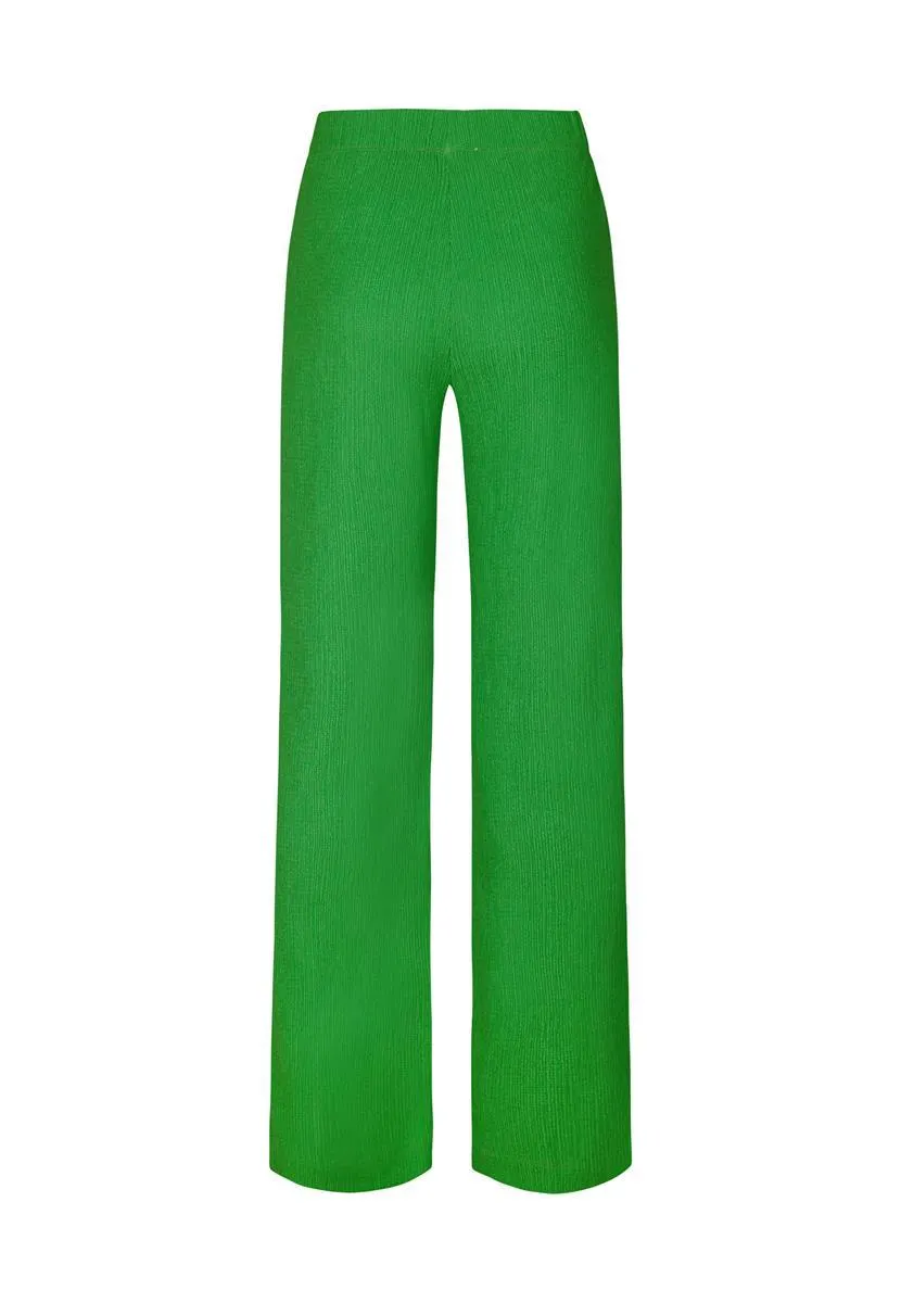 Broek wide leg groen 36"