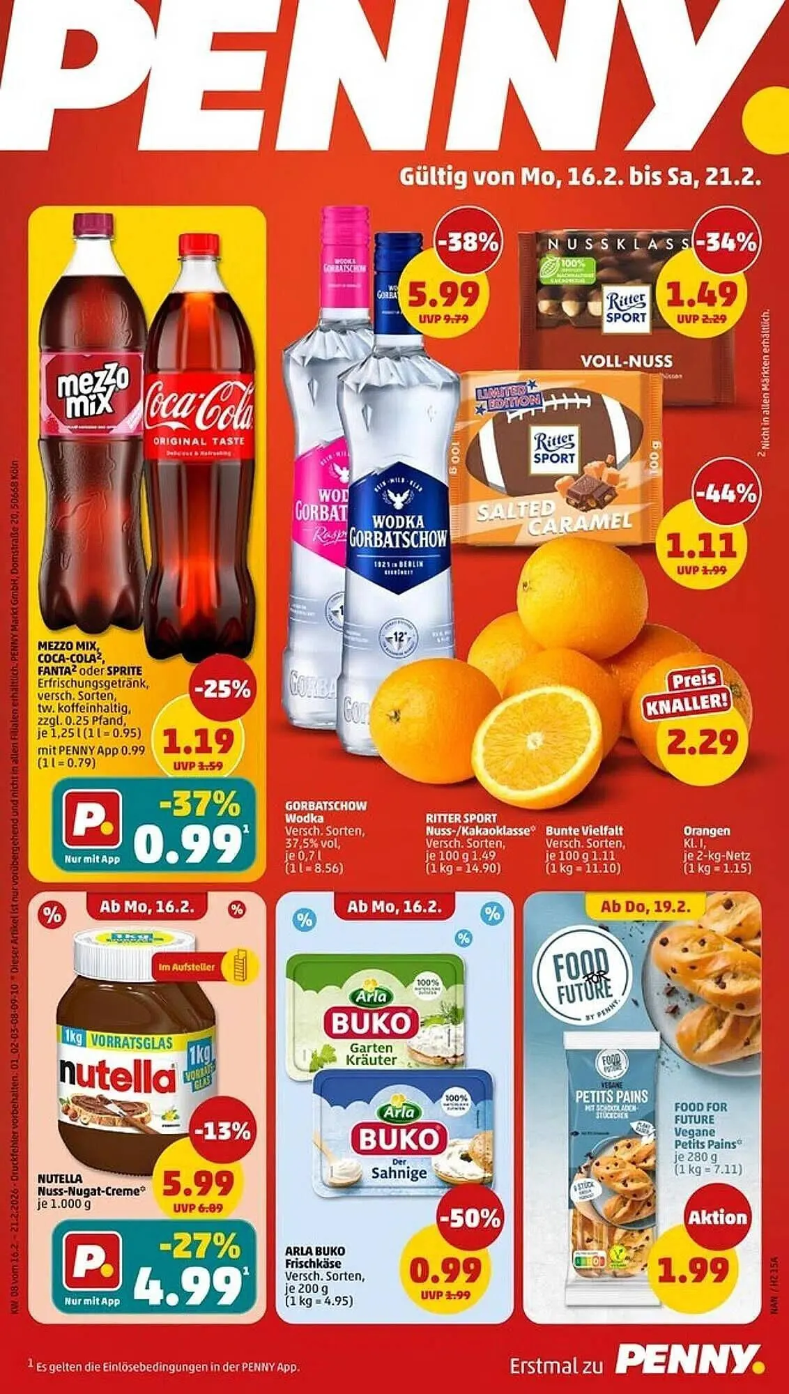 PENNY DE folder van 16 februari tot 22 februari 2026 - Folder pagina 1