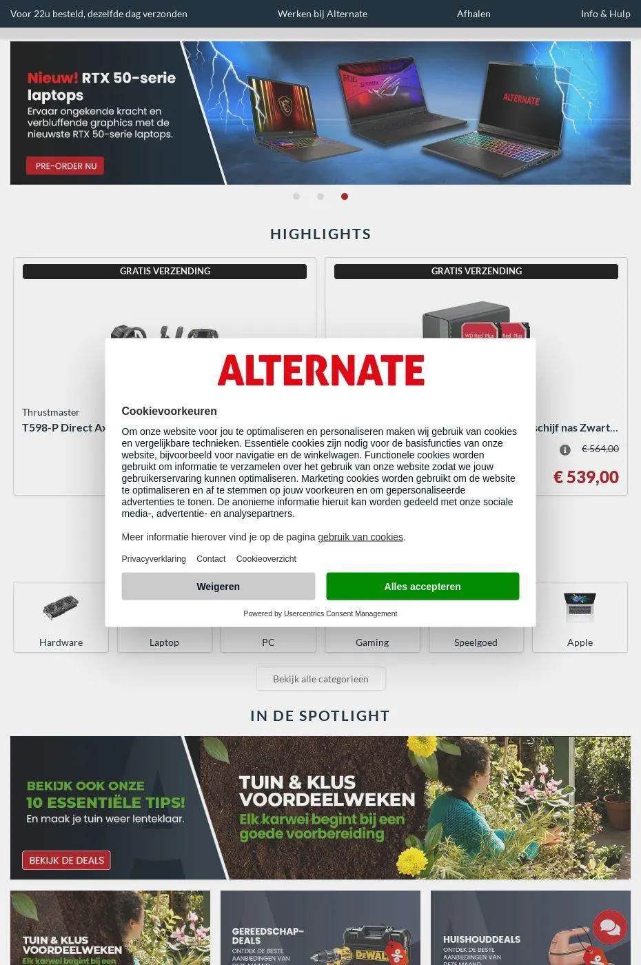 Alternate van 24 maart tot 2 april 2025 - Folder pagina 1