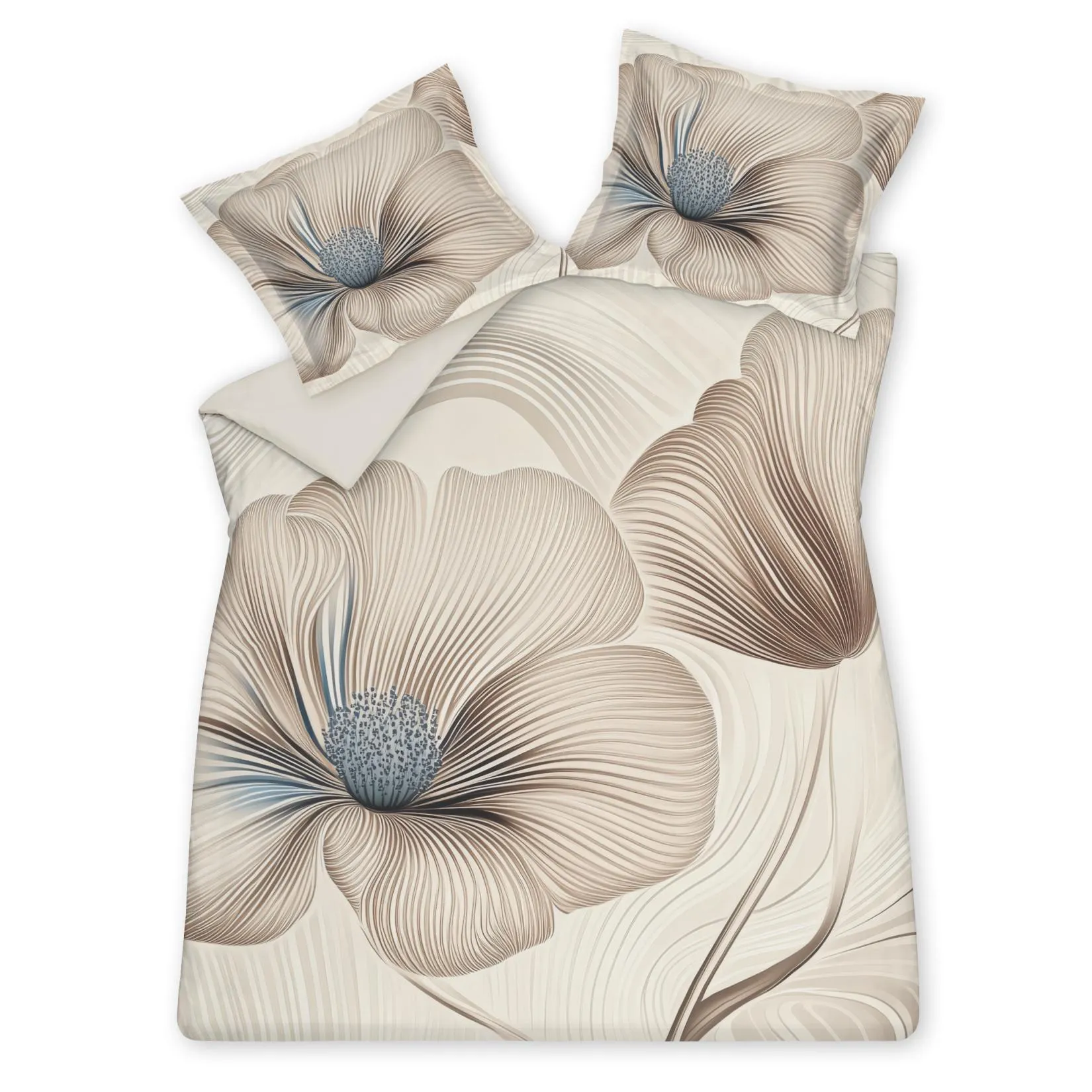 ROYAL GARDEN dekbedovertrekset | cream tan
