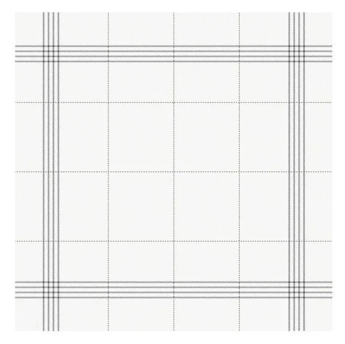 DDDDD Organic Theedoek Morvan 60x65cm - white - set van 6