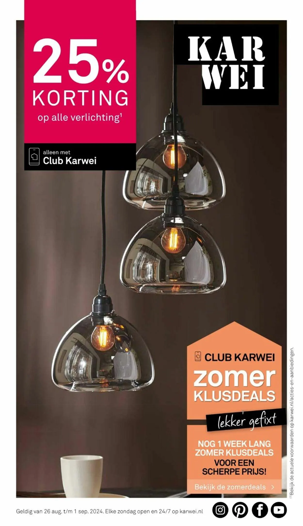 Karwei Actuele folder van 26 augustus tot 1 september 2024 - Folder pagina 1