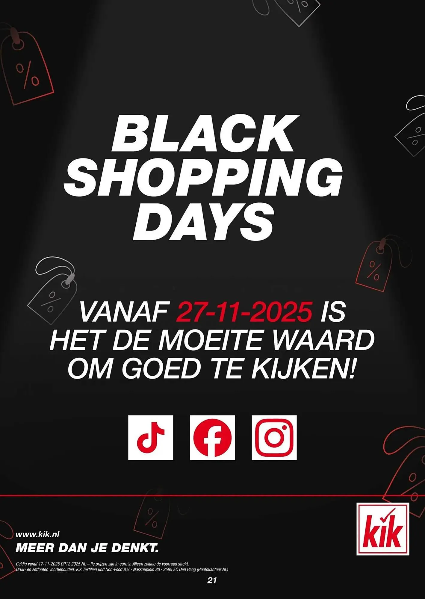 Kik folder van 17 november tot 24 november 2025 - Folder pagina 21