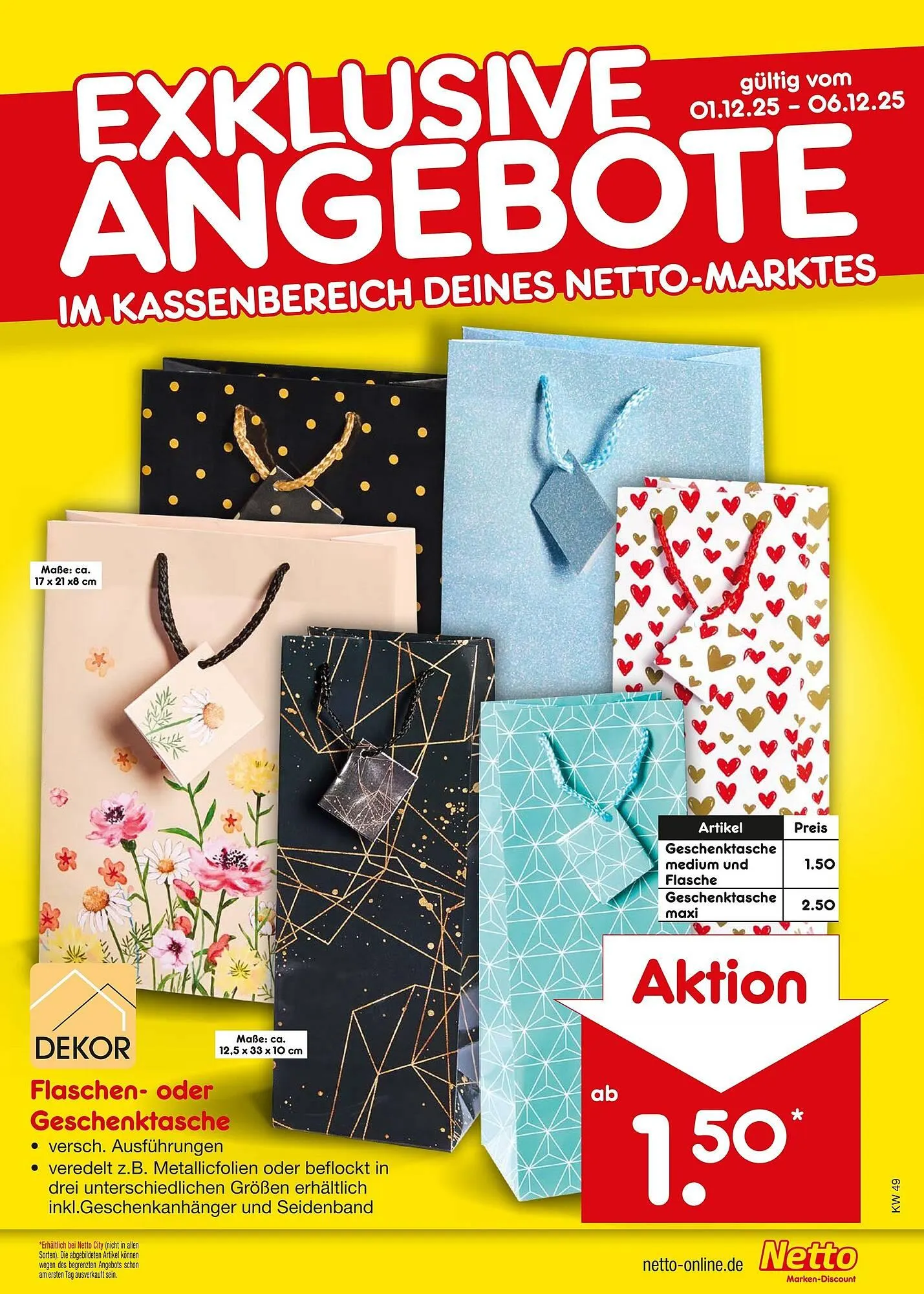 Netto Marken-Discount DE folder van 1 december tot 6 december 2025 - Folder pagina 47