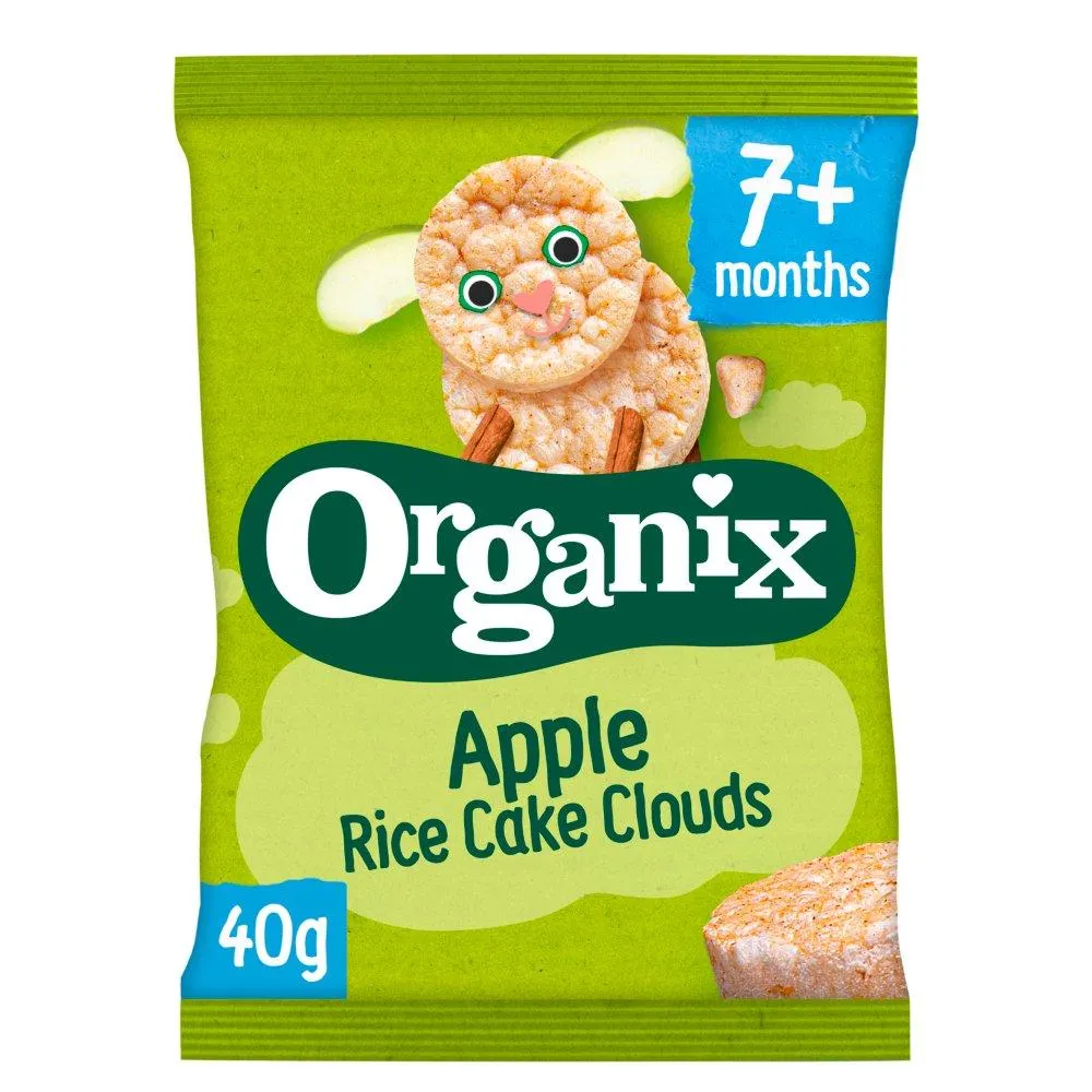 Organix rijstwafel appel bio