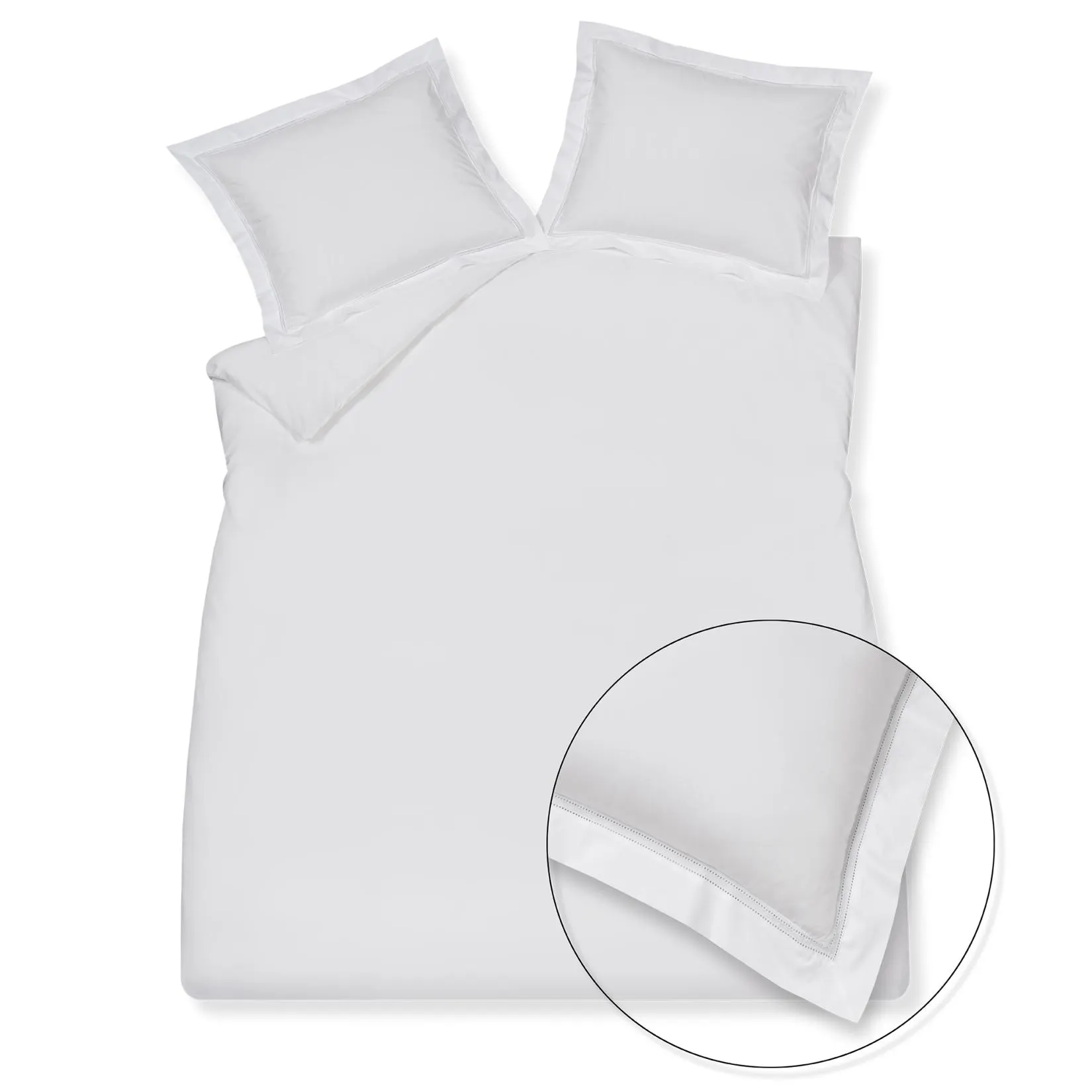 PURITY RAVELLO dekbedovertrekset | white
