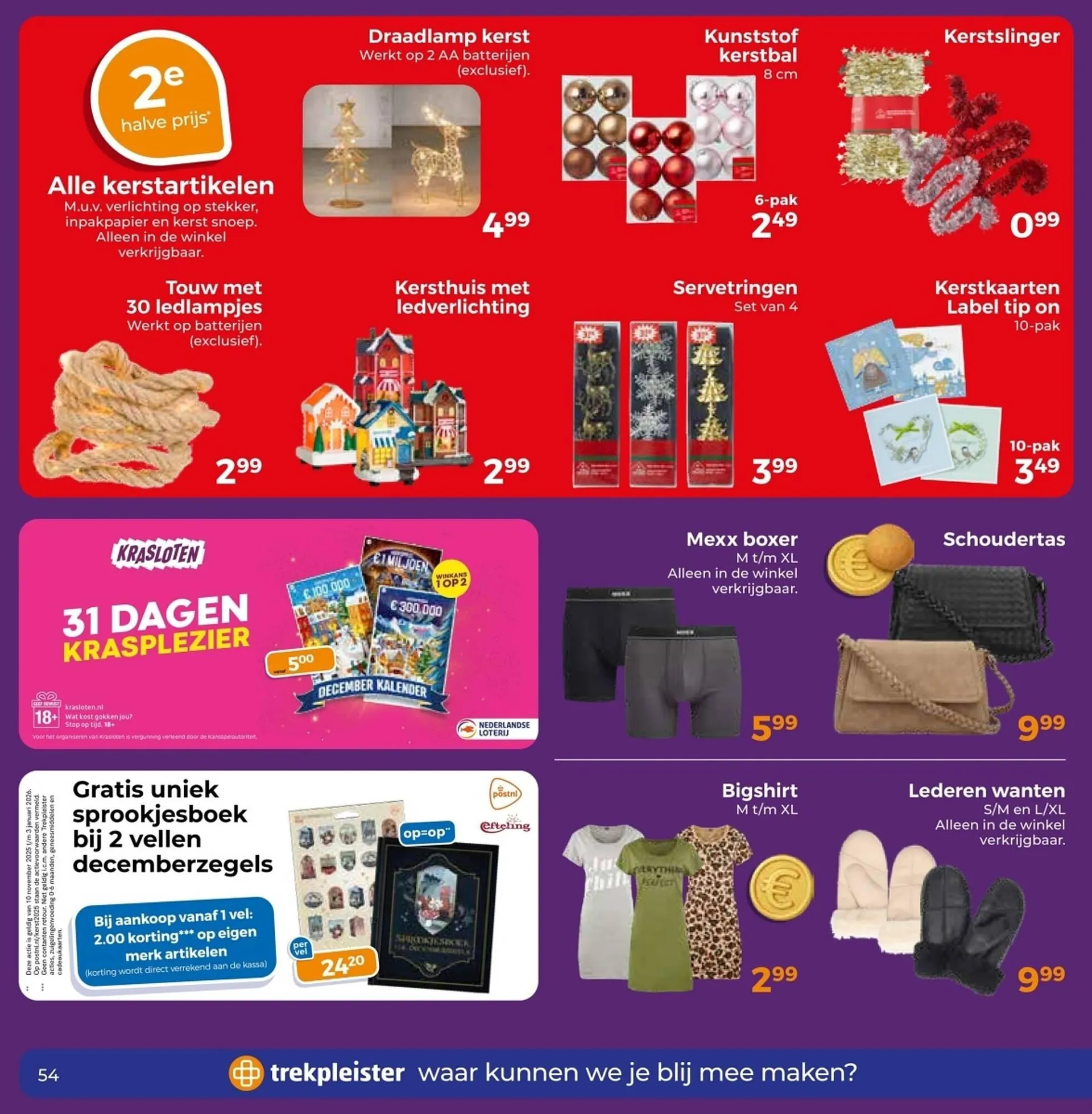 Trekpleister folder van 11 november tot 23 november 2025 - Folder pagina 54