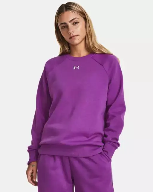 Damesshirt UA Rival Fleece Crew