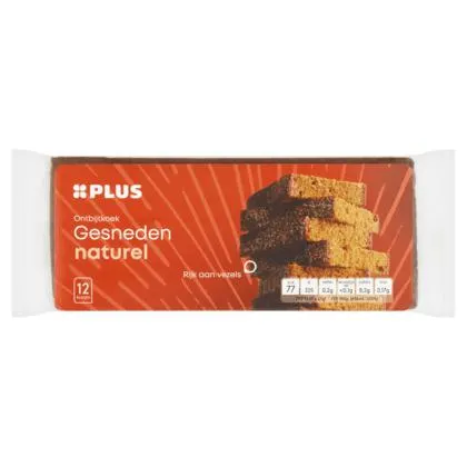 Ontbijtkoek naturel gesneden