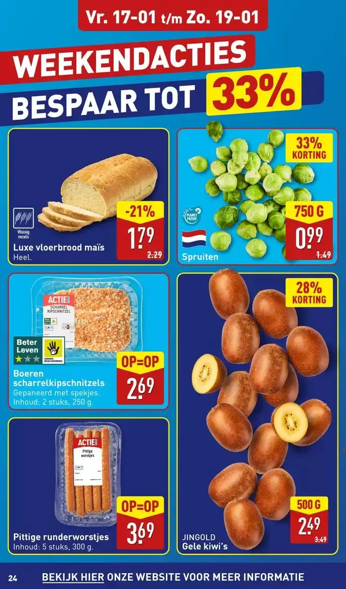 Exclusieve deals en koopjes van 9 januari tot 16 januari 2025 - Folder pagina 24