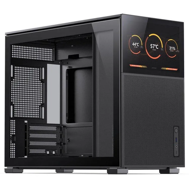 JONSBO D31 MESH Screen mATX, Tempered Glass, Zwart