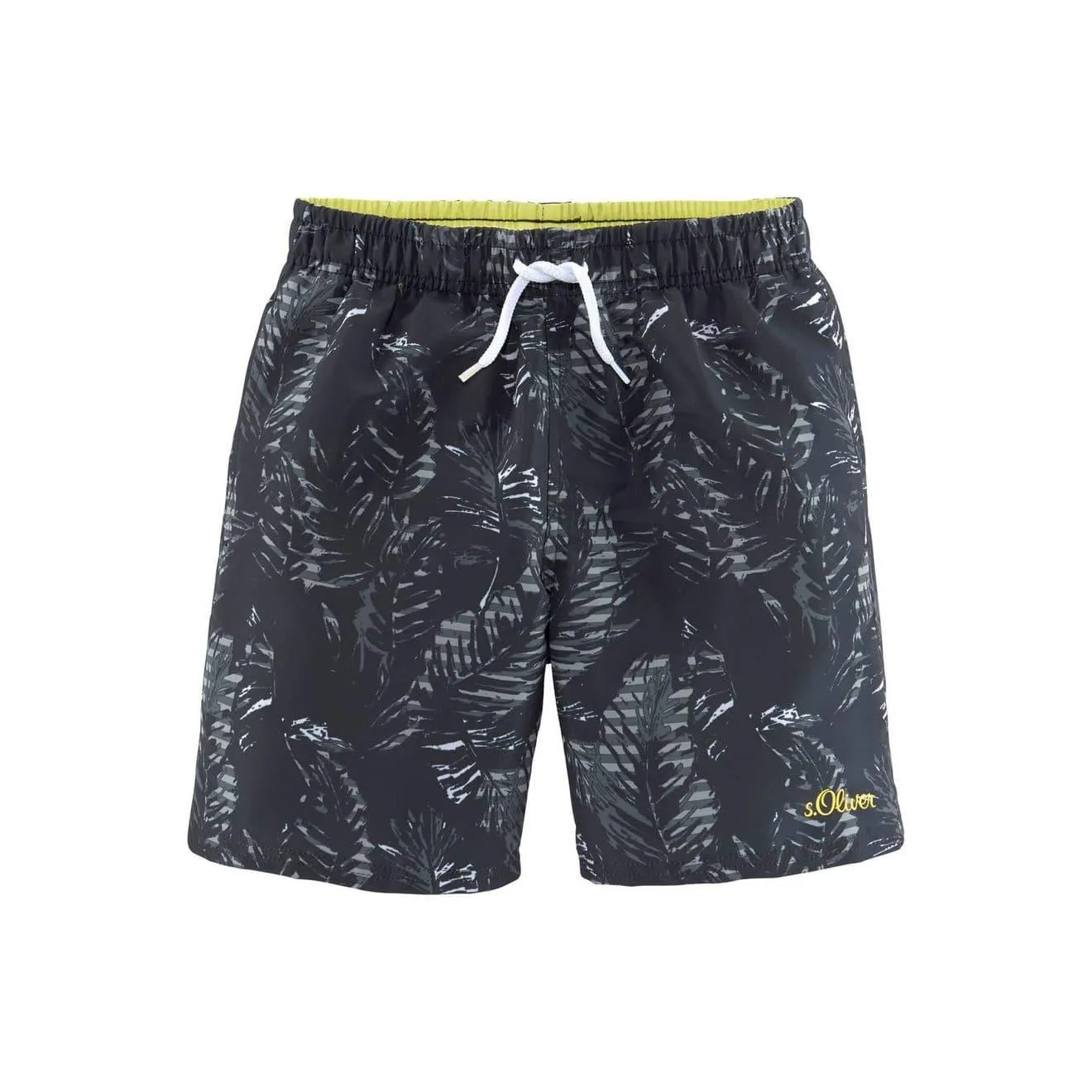 s.Oliver RED LABEL Beachwear Zwemshort Blade Kids met contrastkleurig detail