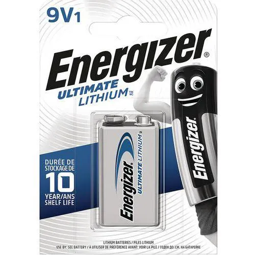 Lithiumbatterij Ultimate - LR61 - 9 V - Energizer