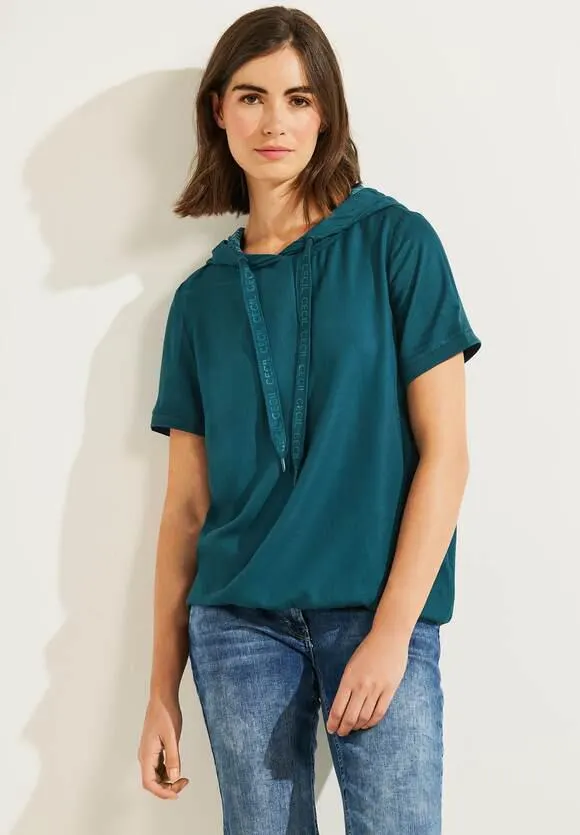 Hoodie-blouse met capuchon