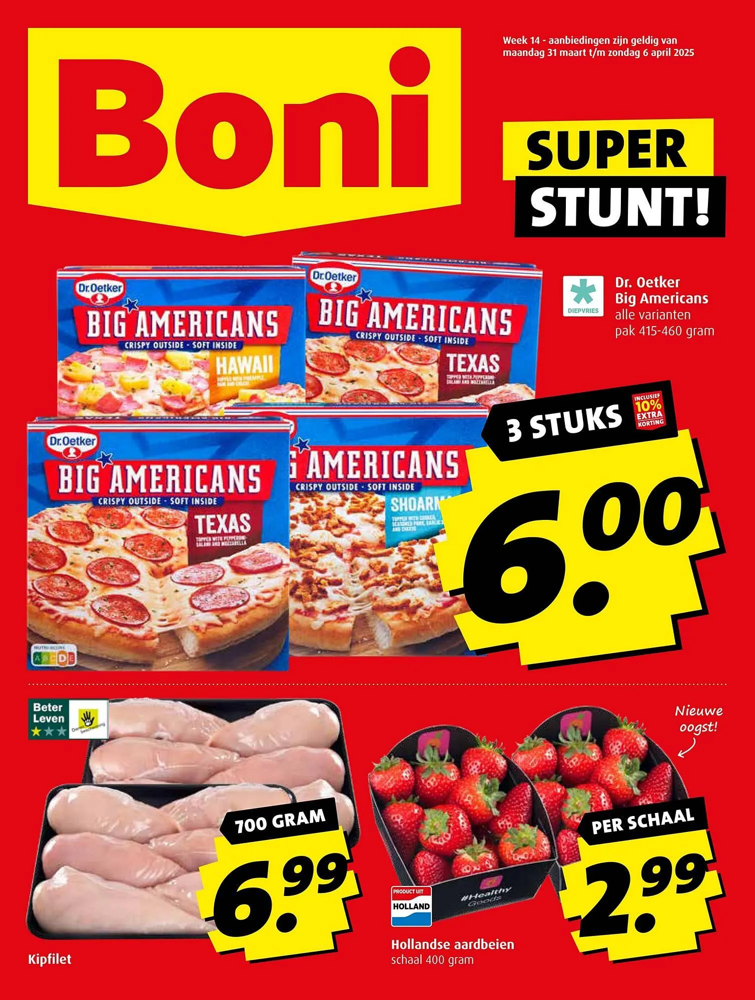 Boni folder van 31 maart tot 6 april 2025 - Folder pagina 1