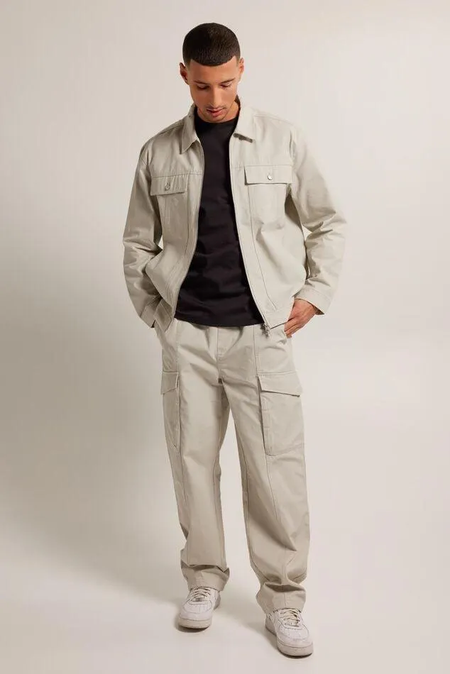 Cargobroek met rechte broekspijpen