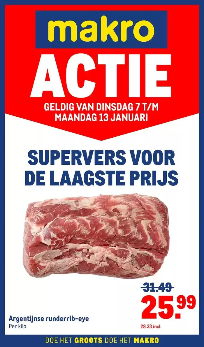 Versdeals van 7 januari tot 13 januari 2025 - Folder pagina 1