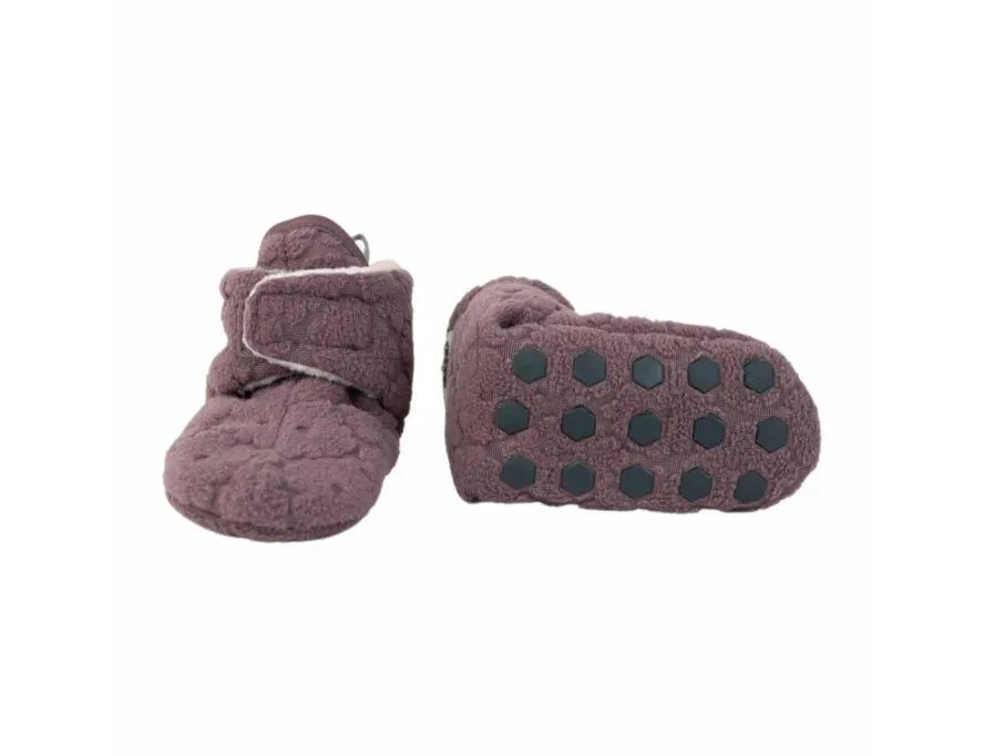 Babysloffen Lodger Slipper Folklore Fleece Mauve 3-6mnd