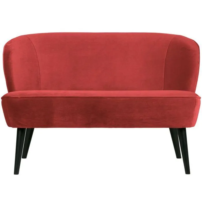 Woood bankje sara velvet framboos