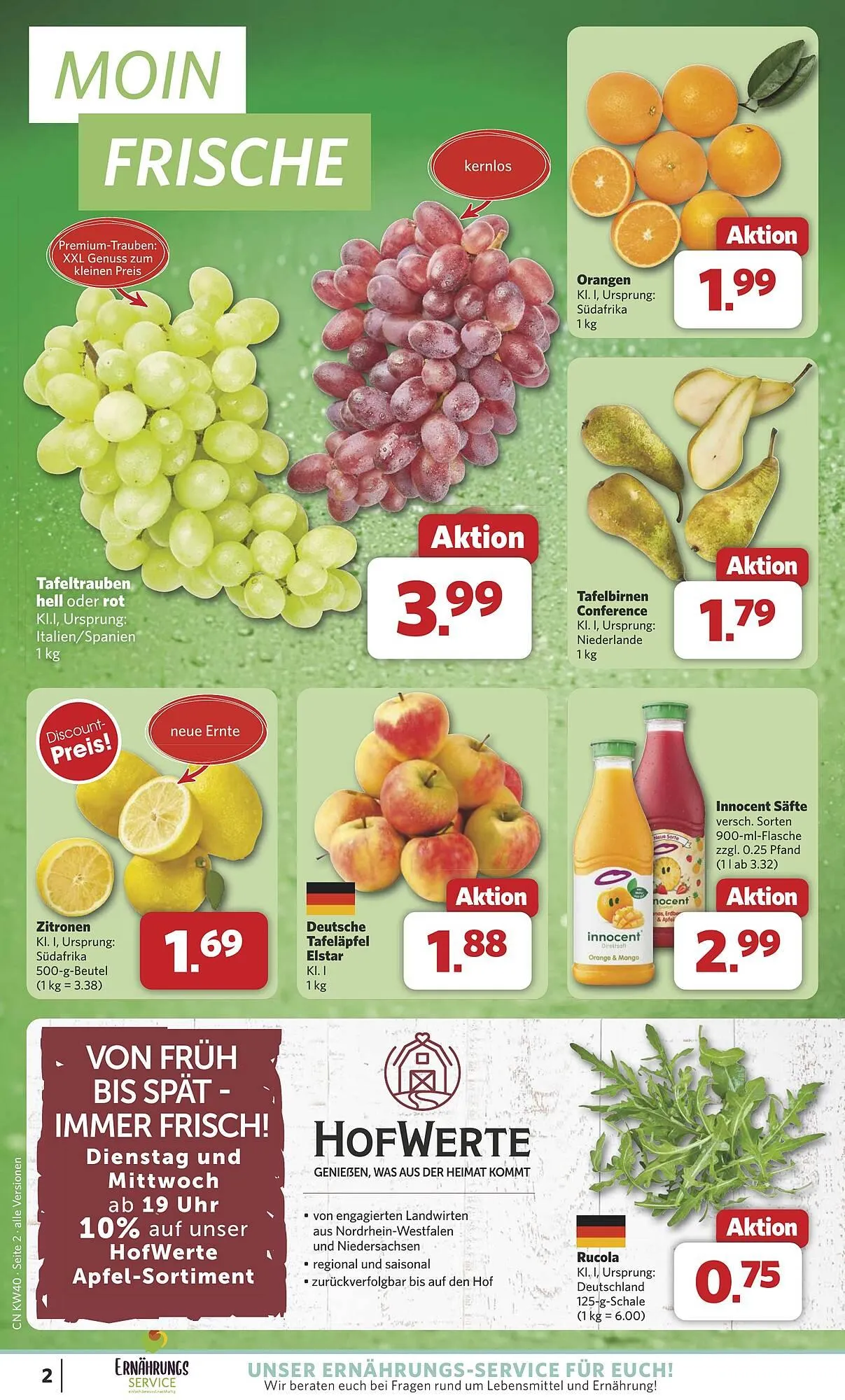 Combi Markt DE folder van 29 september tot 4 oktober 2025 - Folder pagina 2