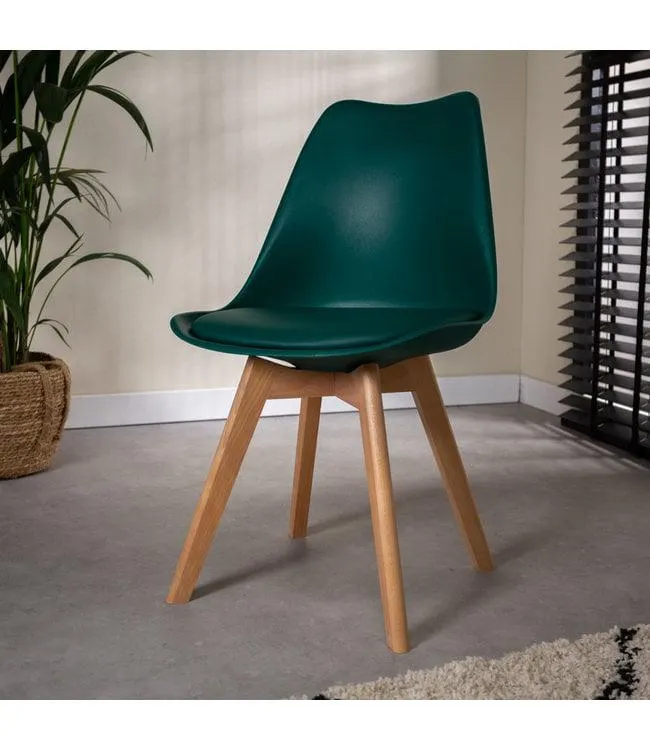 Kuipstoel Charlton donker groen