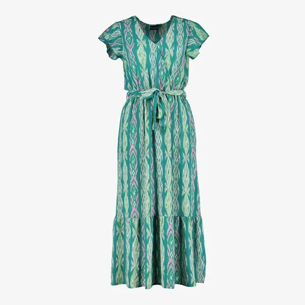 TwoDay dames jurk groen met print