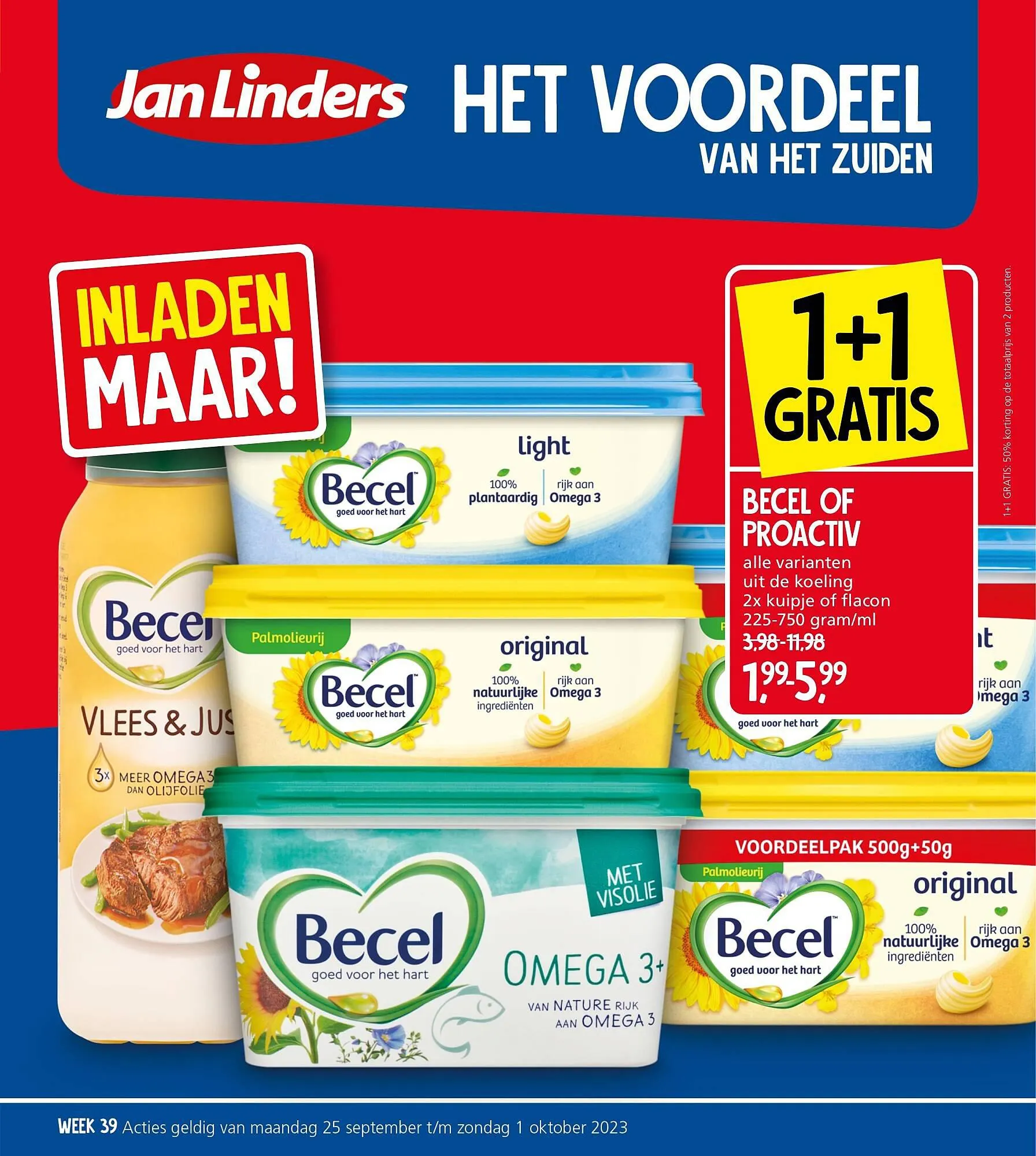 Jan Linders folder van 24 september tot 1 oktober 2023 - Folder pagina 1