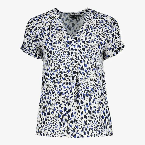 TwoDay dames t-shirt met blauwe details