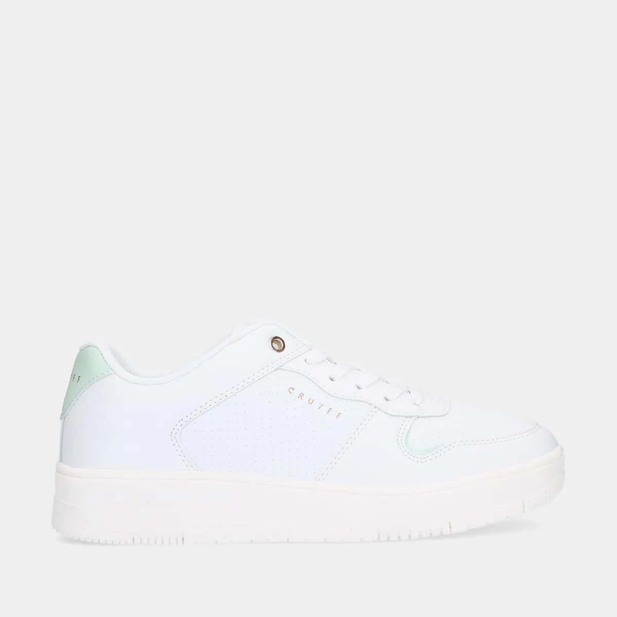 Cruyff Indoor Royal 154 White/Mint Green dames sneakers