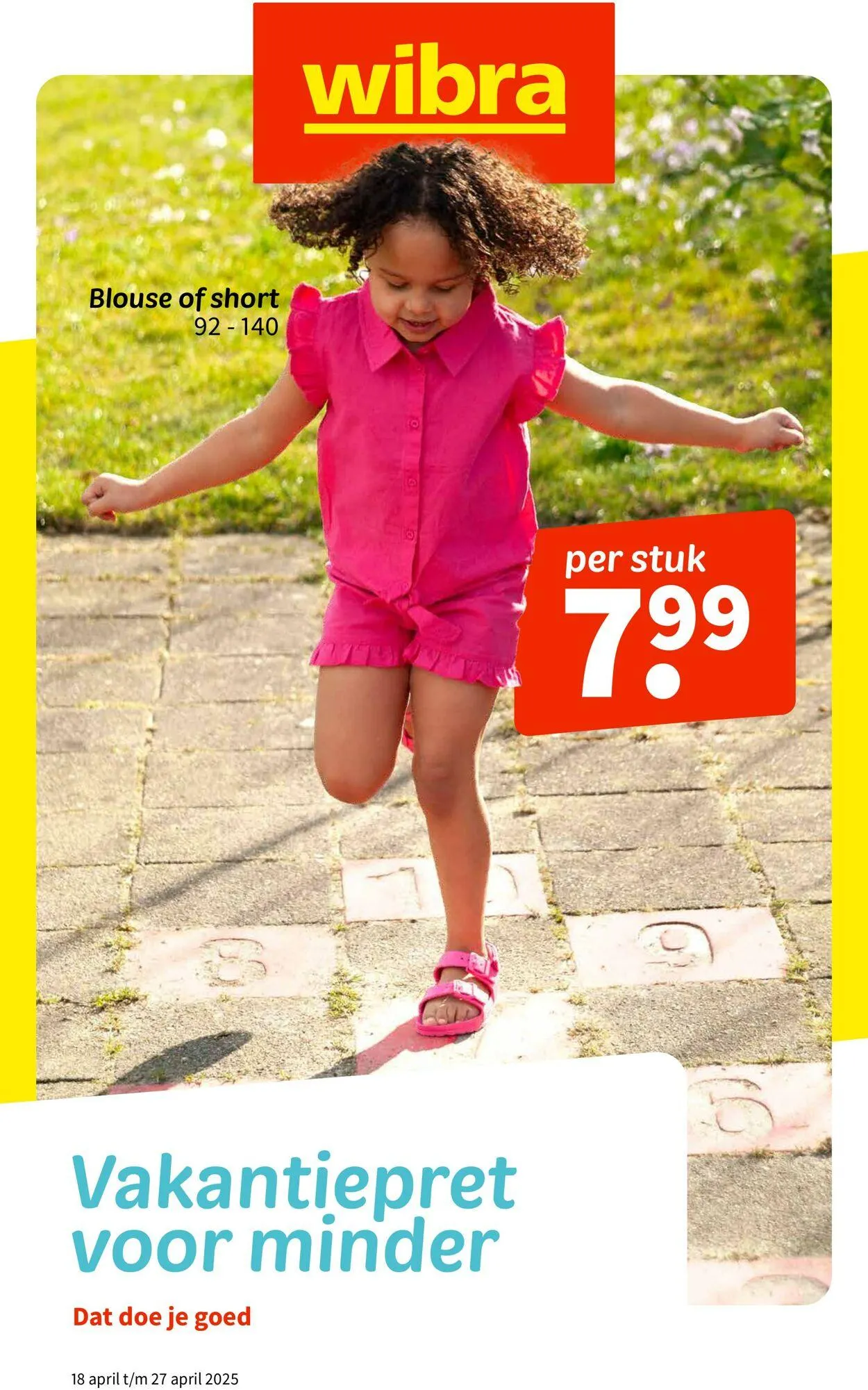 Wibra van 21 april tot 5 mei 2025 - Folder pagina 1