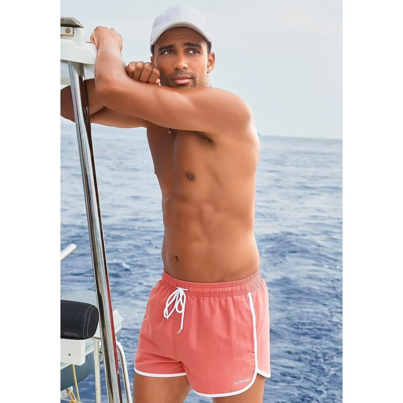 Chiemsee Zwemshort met contrast-piping