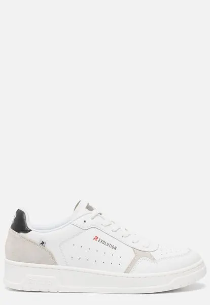 Rieker Sneakers wit Textiel